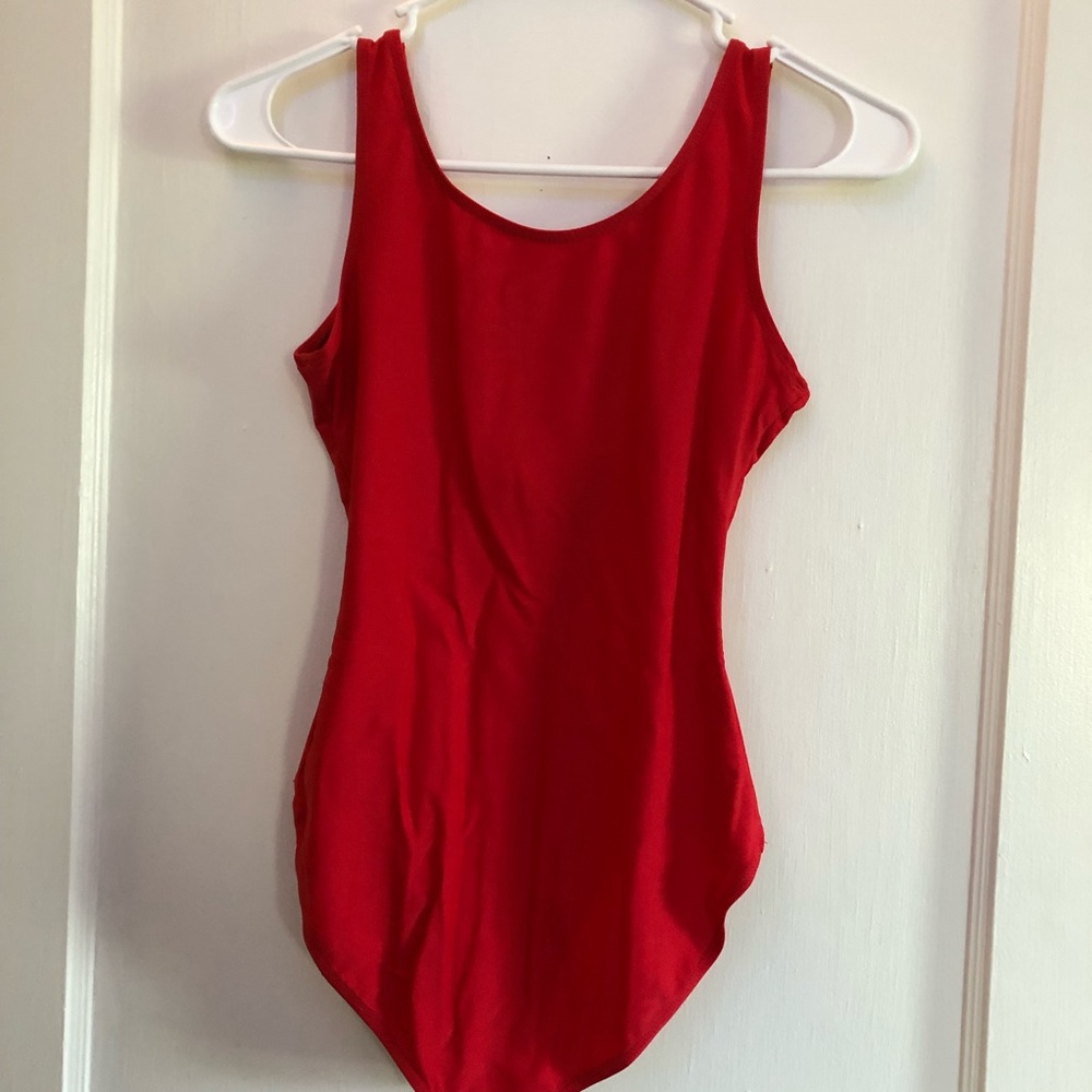 Red Tank Leotard